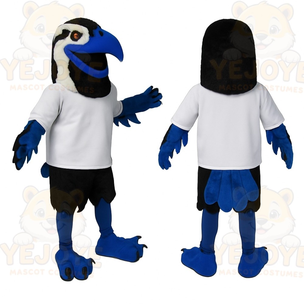Blue Bird Mascot Costume
