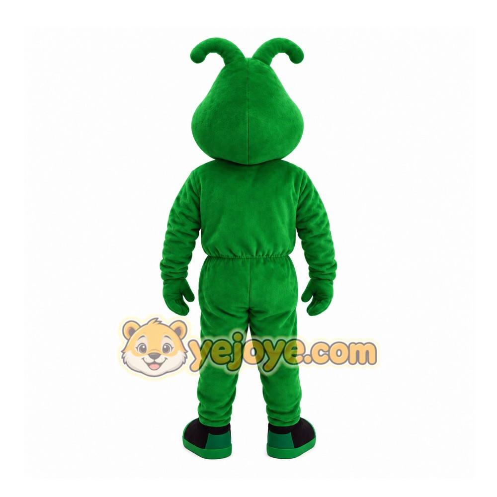 Green Character Mascot Costume Green Character Mascot Costume