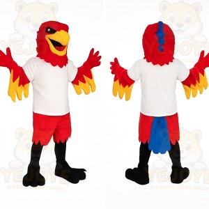 Red Bird Mascot Costume
