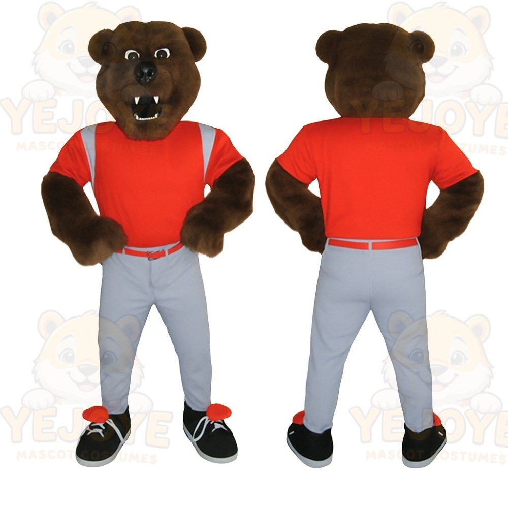 Brown Bear Mascot Costume
