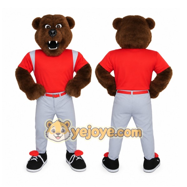 Brown Bear Mascot Costume