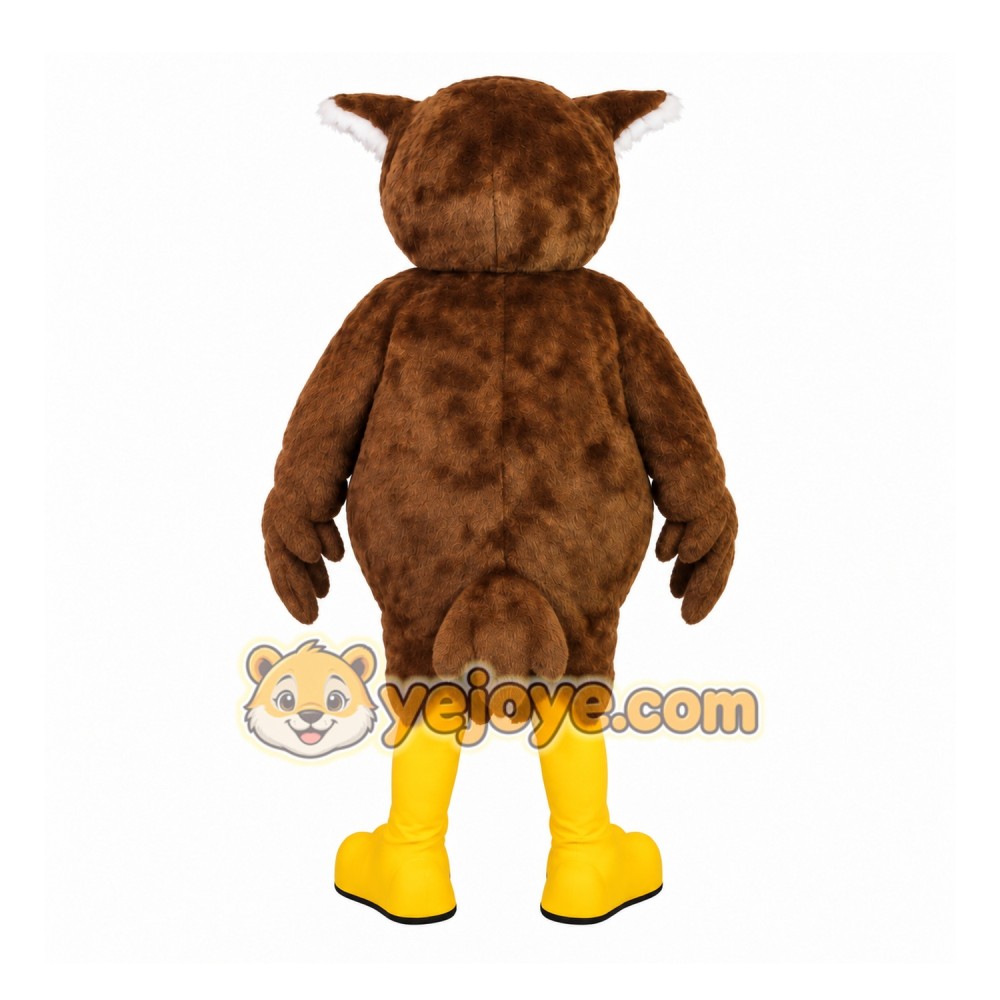 Brown Owl Mascot Costume Brown Owl Mascot Costume