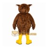 Brown Owl Mascot Costume Brown Owl Mascot Costume