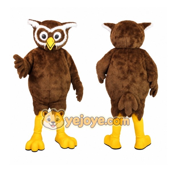 Brown Owl Mascot Costume