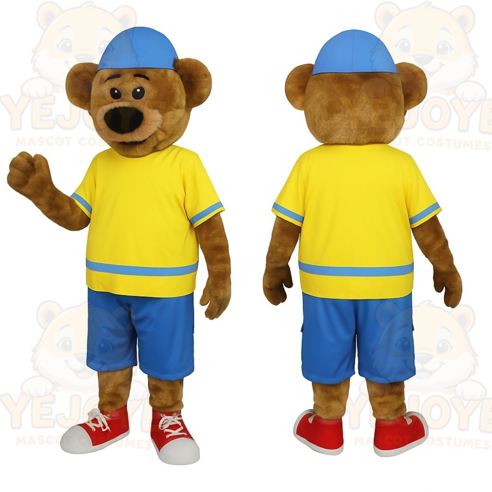 Brown Bear Mascot Costume