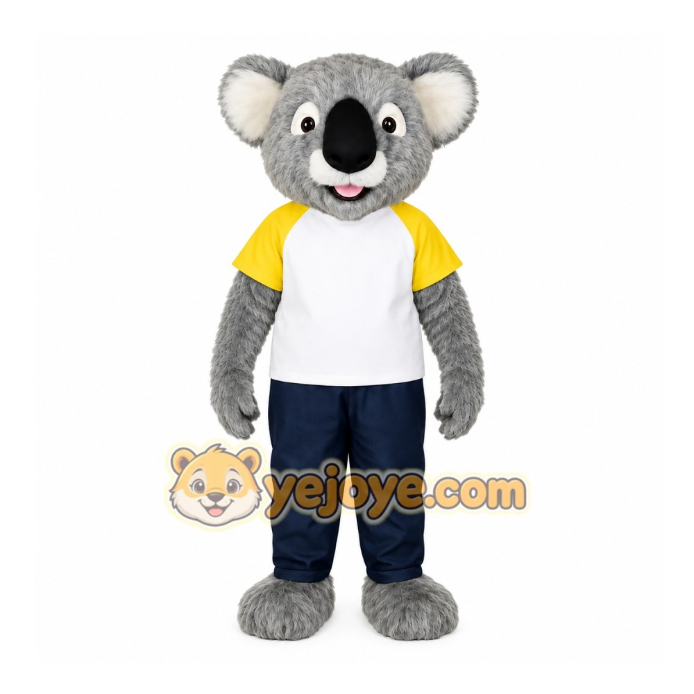 Gray Koala Mascot Costume Gray Koala Mascot Costume