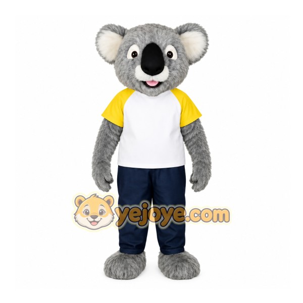 Gray Koala Mascot Costume