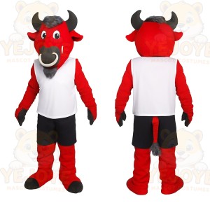 Red Bull Mascot Costume