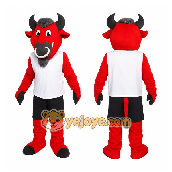 Red Bull Mascot Costume