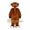 Brown Mammoth Mascot Costume Brown Mammoth Mascot Costume