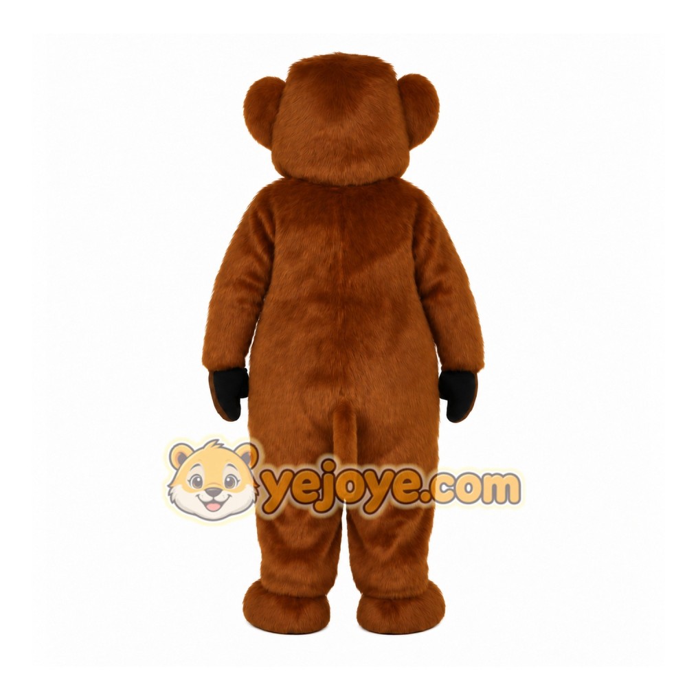 Brown Mammoth Mascot Costume Brown Mammoth Mascot Costume