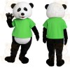 Green Panda Mascot Costume