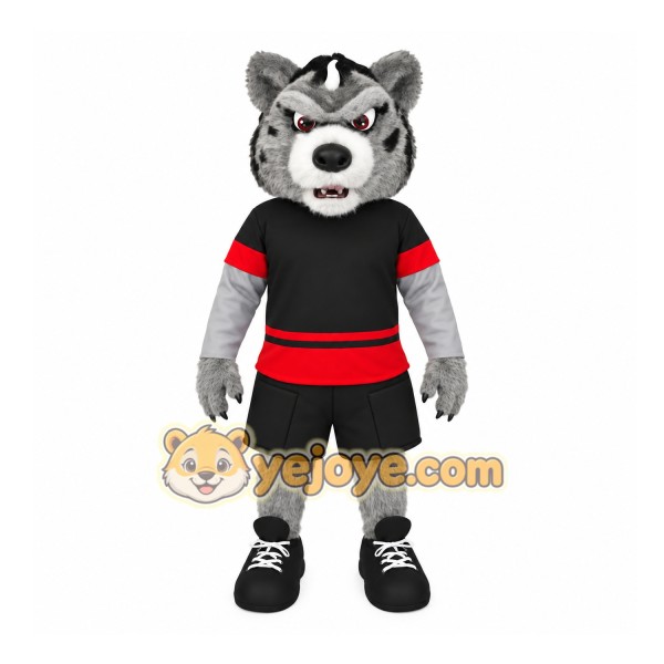 Gray Wolf Mascot Costume Gray Wolf Mascot Costume
