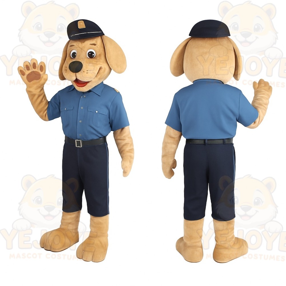 Brown Dog Mascot Costume