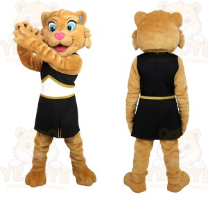 Brown Cat Mascot Costume