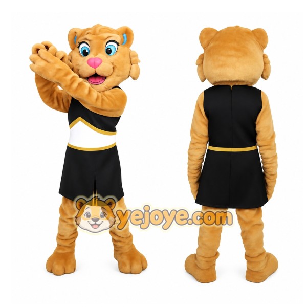 Brown Cat Mascot Costume