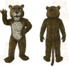 Brown Leopard Mascot Costume