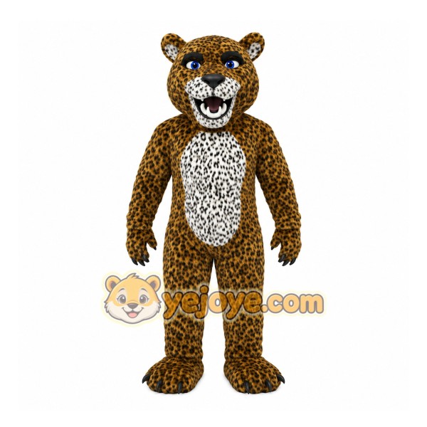 Brown Leopard Mascot Costume