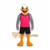 Pink Bird Mascot Costume