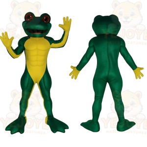 Green Frog Mascot Costume