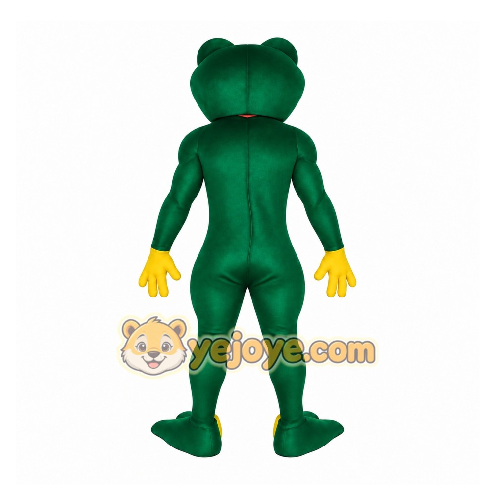 Green Frog Mascot Costume Green Frog Mascot Costume