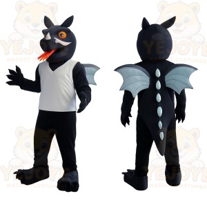 Black Dragon Mascot Costume