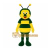 Green and Yellow Bee Mascot Costume