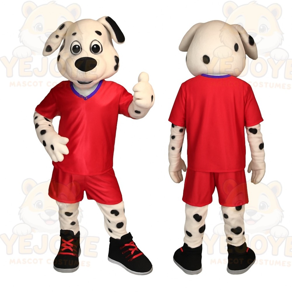 Red Dog Mascot Costume