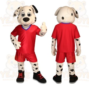 Red Dog Mascot Costume