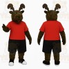 Brown Moose Mascot Costume