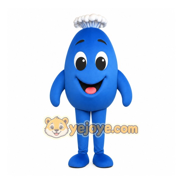 Blue Character Mascot Costume