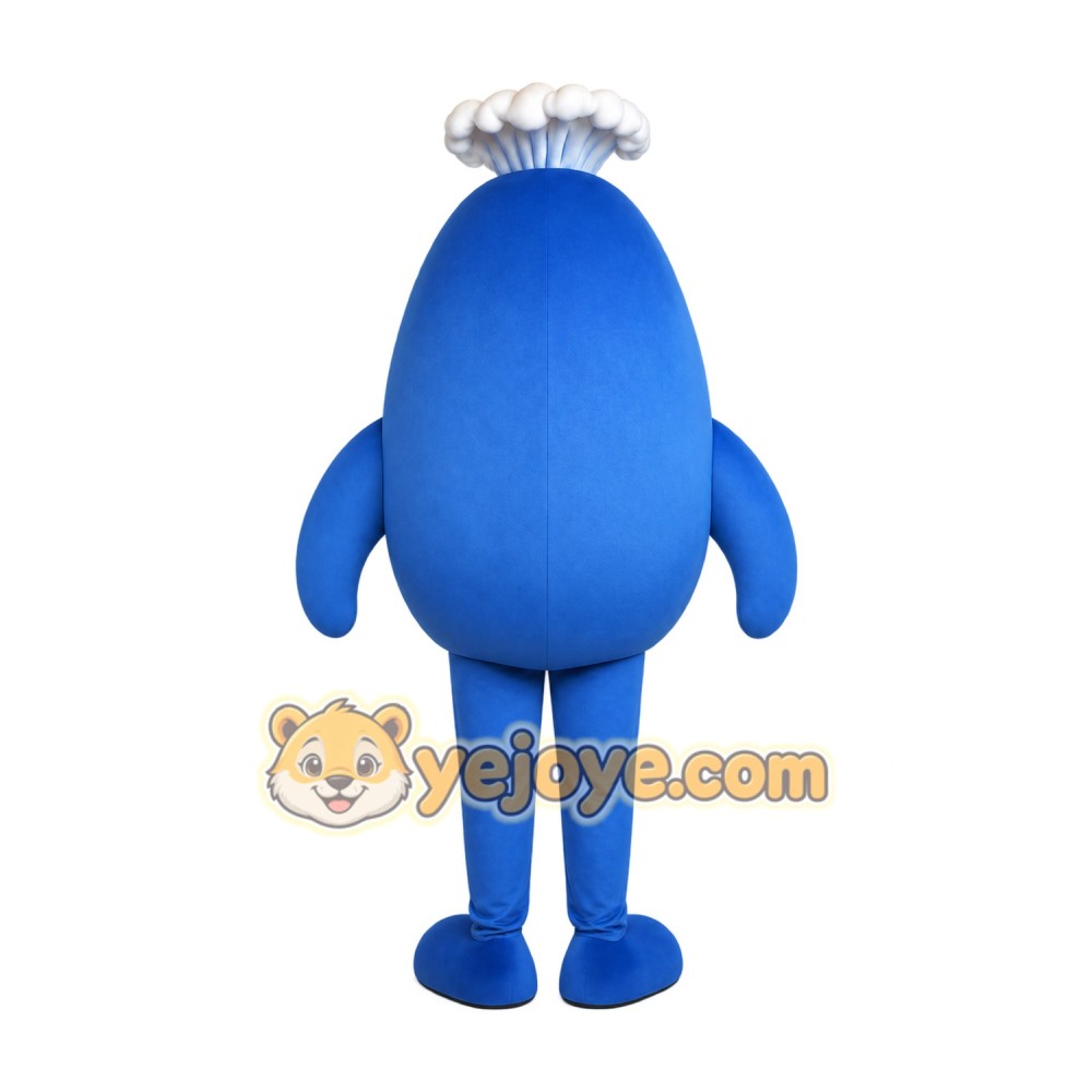Blue Character Mascot Costume Blue Character Mascot Costume