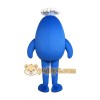 Blue Character Mascot Costume Blue Character Mascot Costume