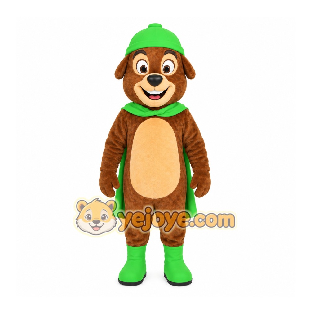Brown Dog Mascot Costume Brown Dog Mascot Costume