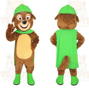 Brown Dog Mascot Costume