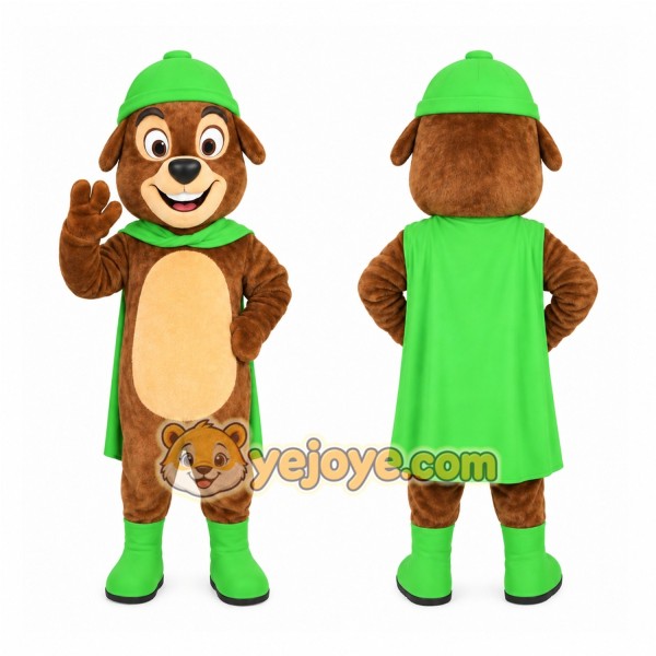 Brown Dog Mascot Costume