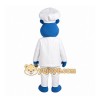 Blue Hippo Chef Mascot Costume Blue Hippo Chef Mascot Costume
