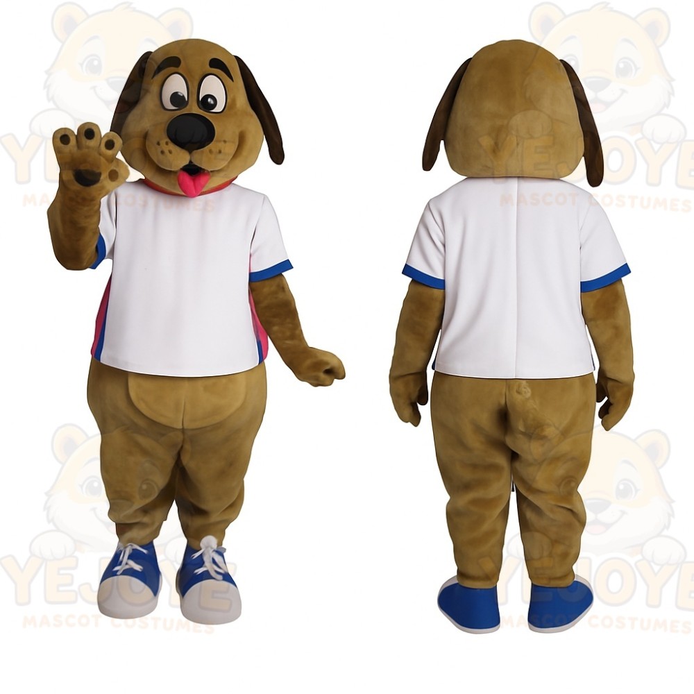 Brown Dog Mascot Costume