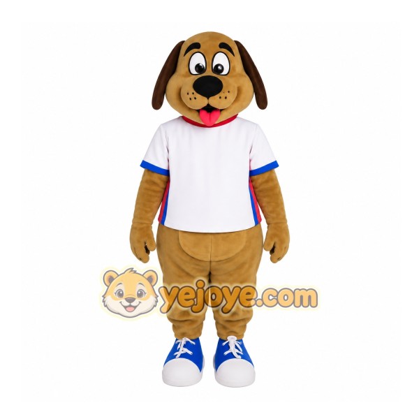 Brown Dog Mascot Costume