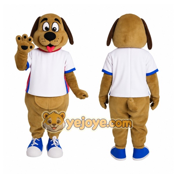 Brown Dog Mascot Costume