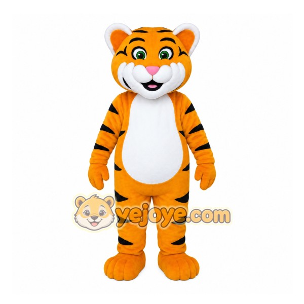 Orange Tiger Mascot Costume