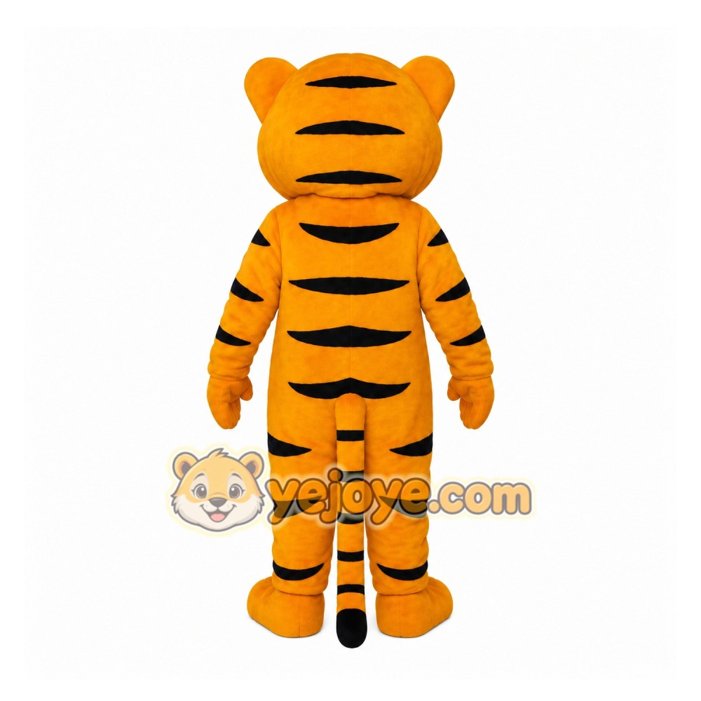Orange Tiger Mascot Costume Orange Tiger Mascot Costume