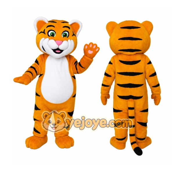 Orange Tiger Mascot Costume