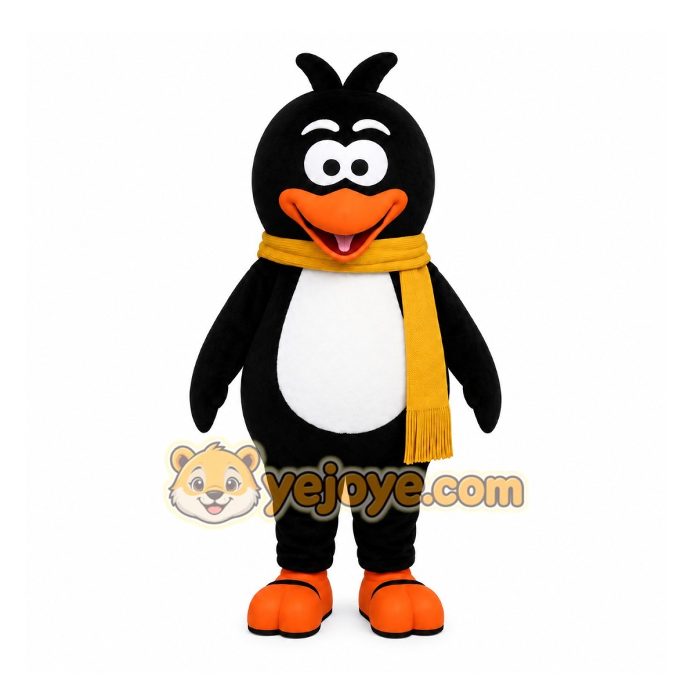 Black Penguin Mascot Costume Black Penguin Mascot Costume