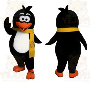 Black Penguin Mascot Costume