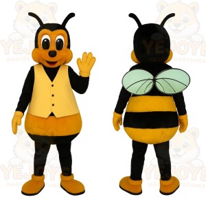 Yellow Bee Mascot Costume