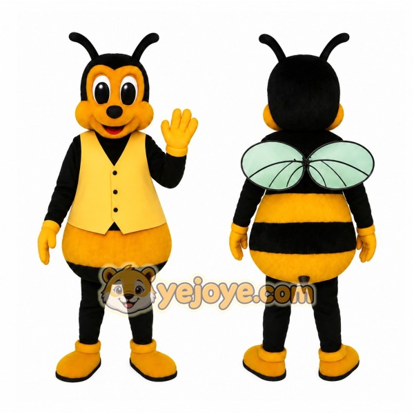 Yellow Bee Mascot Costume