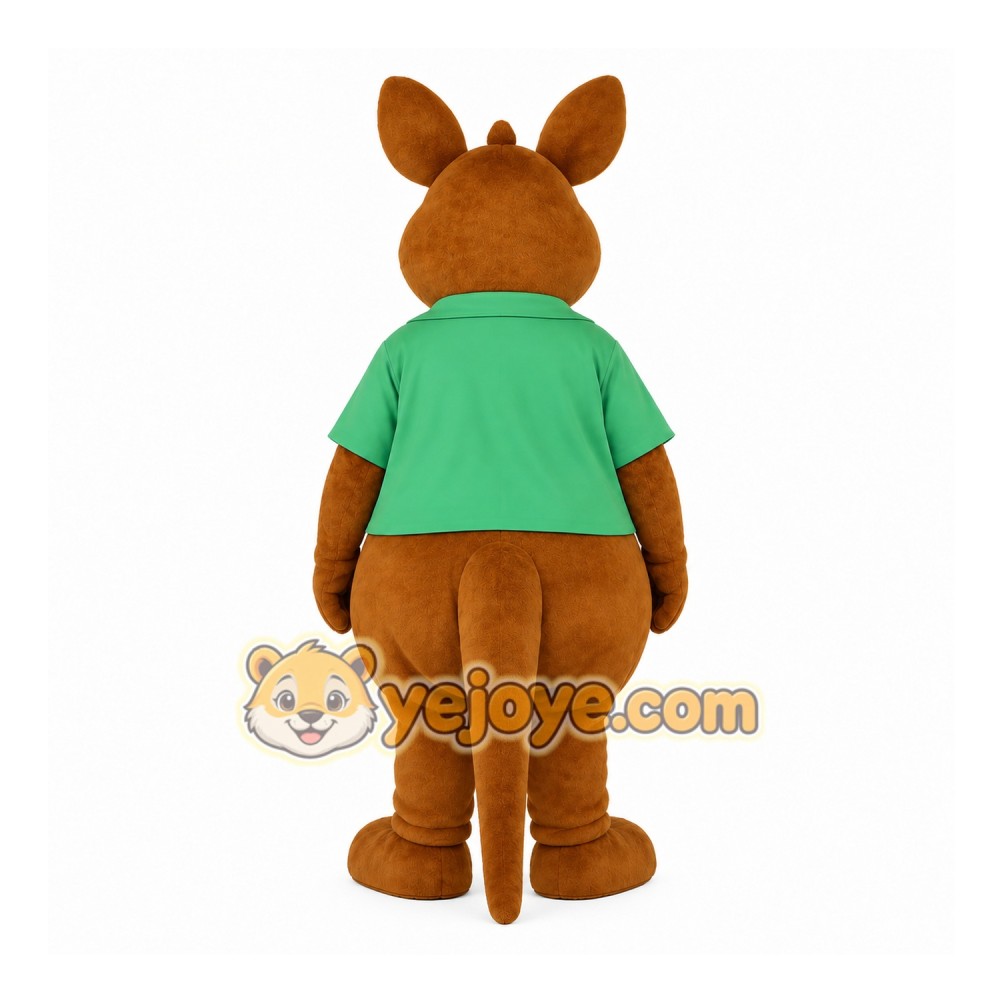 Brown Kangaroo Mascot Costume