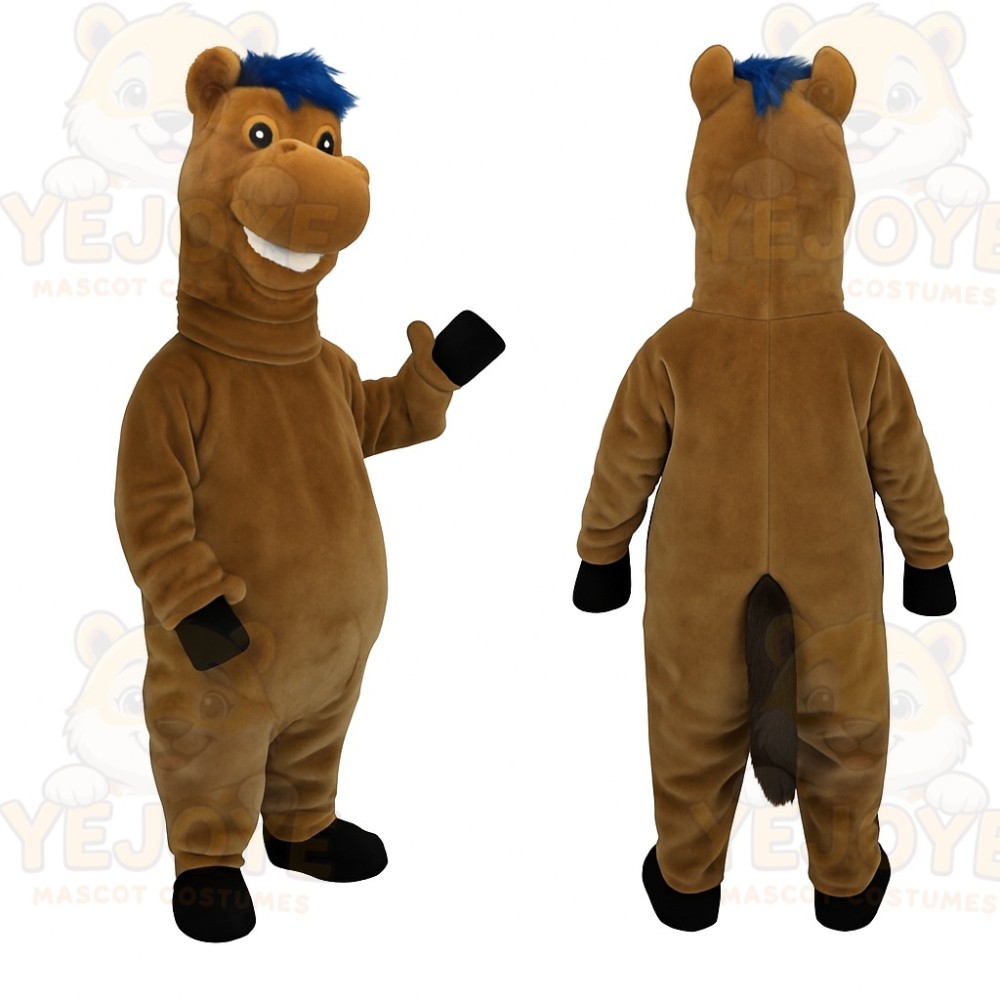 Brown Horse Mascot Costume