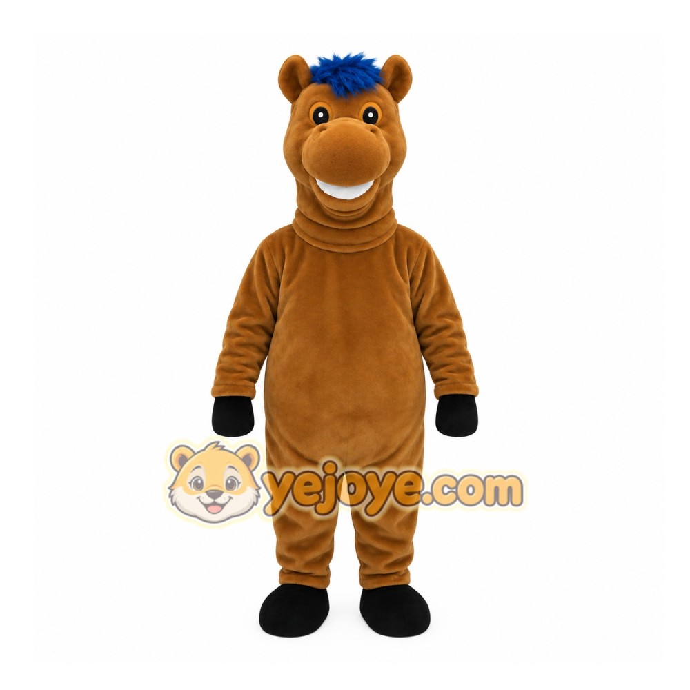 Brown Horse Mascot Costume